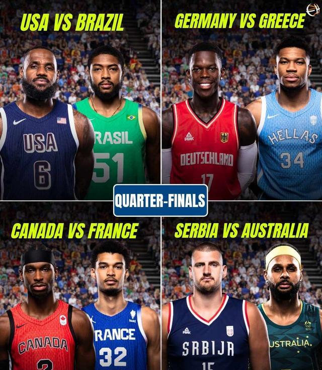 包含美国男篮碾压意大利男篮，字母哥绝境逆转的词条